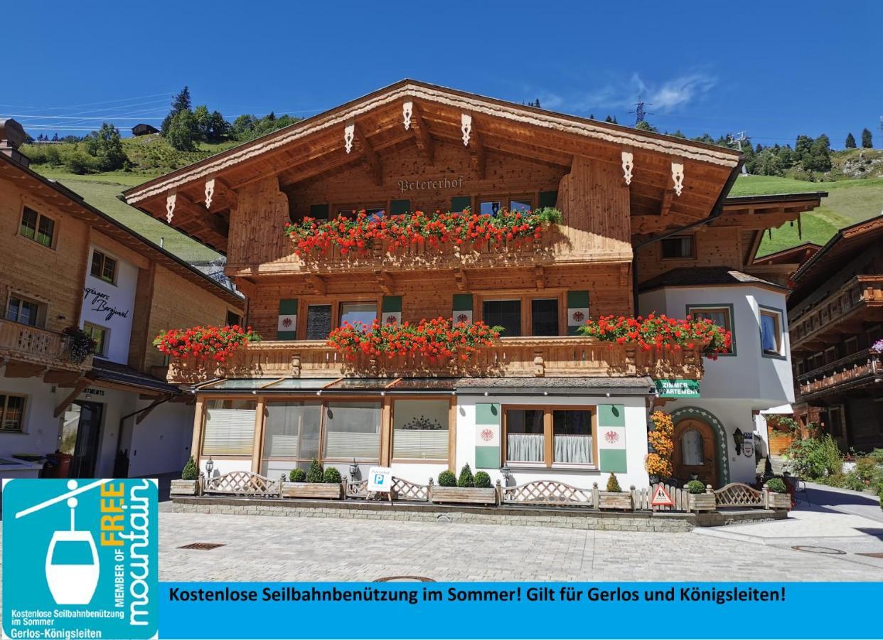 Hotel Petererhof Gerlos Esterno foto